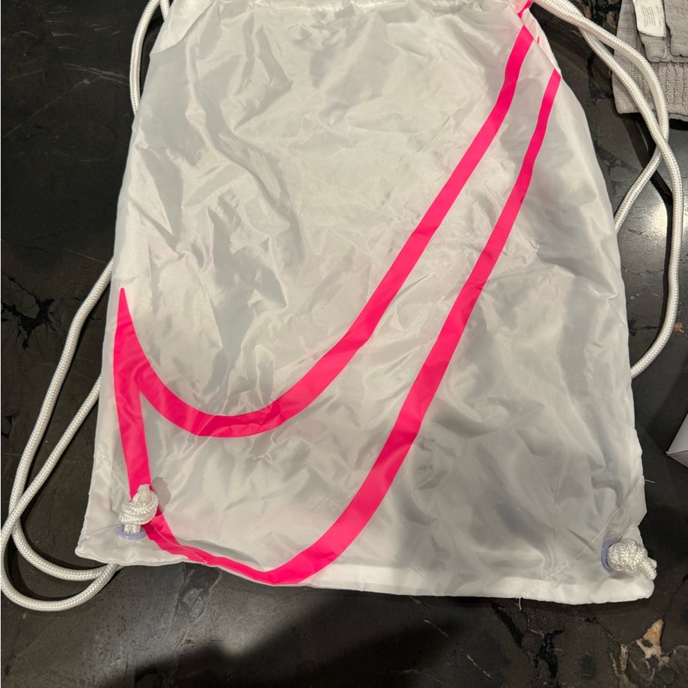 Nike White and Pink Athletic Shoes - Picture 4 of 5